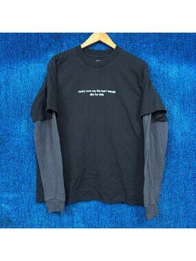 Syd Die For This Layered LS Shirt Size Medium